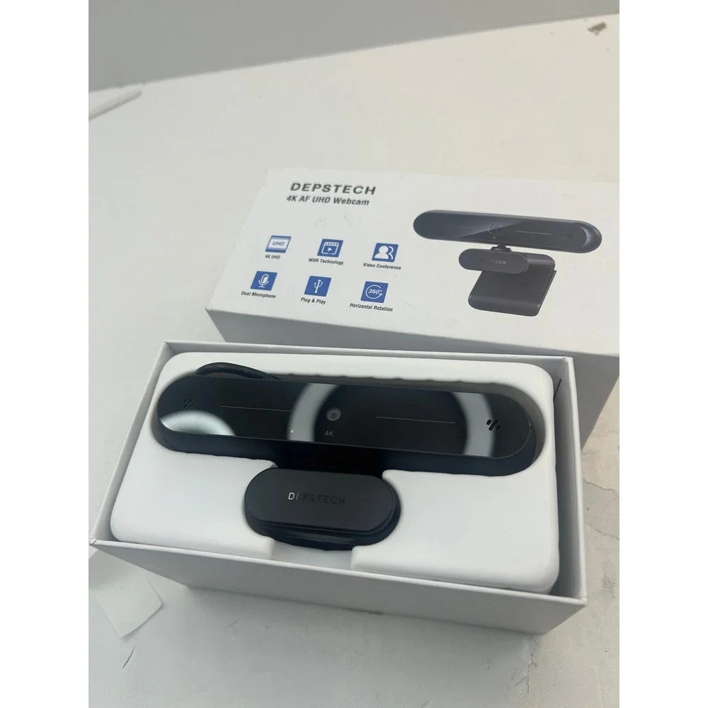 DEPSTECH 4K AF UHD Webcam OS Black